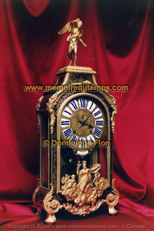 005_cartel_ecaille_louis_XIV_01 Cartel Louis XIV en ecaille et bronzes dores