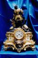 061_pendule_epoque-Napoleon-III_01 Pendule Napoleon III en bonze dore_et bronze argente
